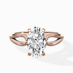 Split Shank Open Gallery Solitaire Ring Engagement Ring - The Better Diamonds