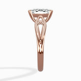 Split Shank Open Gallery Solitaire Ring Engagement Ring - The Better Diamonds
