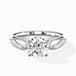 Split Shank Open Gallery Solitaire Ring Engagement Ring - The Better Diamonds