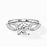 Split Shank Open Gallery Solitaire Ring Engagement Ring - The Better Diamonds