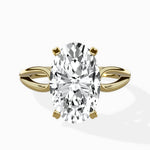 Split Shank Open Gallery Solitaire Ring Engagement Ring - The Better Diamonds