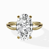 Split Shank Open Gallery Solitaire Ring Engagement Ring - The Better Diamonds