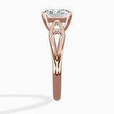 Split Shank Open Gallery Solitaire Ring Engagement Ring - The Better Diamonds