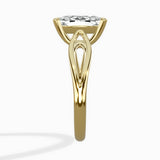 Split Shank Open Gallery Solitaire Ring Engagement Ring - The Better Diamonds