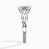 Split Shank Open Gallery Solitaire Ring Engagement Ring - The Better Diamonds