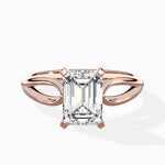 Split Shank Open Gallery Solitaire Ring Engagement Ring - The Better Diamonds