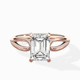 Split Shank Open Gallery Solitaire Ring Engagement Ring - The Better Diamonds