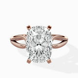 Split Shank Open Gallery Solitaire Ring Engagement Ring - The Better Diamonds