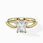 Split Shank Open Gallery Solitaire Ring Engagement Ring - The Better Diamonds