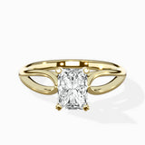 Split Shank Open Gallery Solitaire Ring Engagement Ring - The Better Diamonds