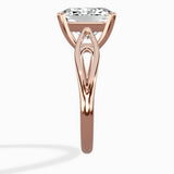 Split Shank Open Gallery Solitaire Ring Engagement Ring - The Better Diamonds