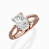 Split Shank Open Gallery Solitaire Ring Engagement Ring - The Better Diamonds