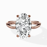 Split Shank Open Gallery Solitaire Ring Engagement Ring - The Better Diamonds