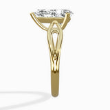 Split Shank Open Gallery Solitaire Ring Engagement Ring - The Better Diamonds