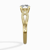 Split Shank Open Gallery Solitaire Ring Engagement Ring - The Better Diamonds