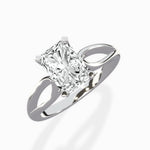 Split Shank Open Gallery Solitaire Ring Engagement Ring - The Better Diamonds