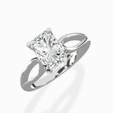 Split Shank Open Gallery Solitaire Ring Engagement Ring - The Better Diamonds