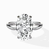 Split Shank Open Gallery Solitaire Ring Engagement Ring - The Better Diamonds