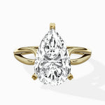 Split Shank Open Gallery Solitaire Ring Engagement Ring - The Better Diamonds
