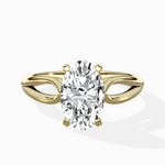 Split Shank Open Gallery Solitaire Ring Engagement Ring - The Better Diamonds