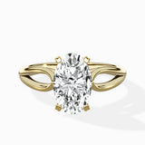 Split Shank Open Gallery Solitaire Ring Engagement Ring - The Better Diamonds
