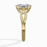 Split Shank Open Gallery Solitaire Ring Engagement Ring - The Better Diamonds
