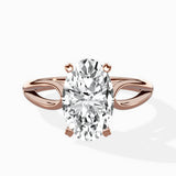 Split Shank Open Gallery Solitaire Ring Engagement Ring - The Better Diamonds