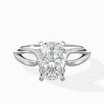 Split Shank Open Gallery Solitaire Ring Engagement Ring - The Better Diamonds