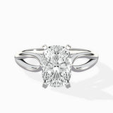 Split Shank Open Gallery Solitaire Ring Engagement Ring - The Better Diamonds