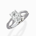 Split Shank Open Gallery Solitaire Ring Engagement Ring - The Better Diamonds