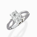 Split Shank Open Gallery Solitaire Ring Engagement Ring - The Better Diamonds