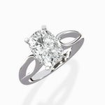 Split Shank Open Gallery Solitaire Ring Engagement Ring - The Better Diamonds