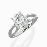 Split Shank Open Gallery Solitaire Ring Engagement Ring - The Better Diamonds
