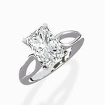 Split Shank Open Gallery Solitaire Ring Engagement Ring - The Better Diamonds