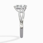 Split Shank Open Gallery Solitaire Ring Engagement Ring - The Better Diamonds