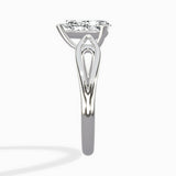 Split Shank Open Gallery Solitaire Ring Engagement Ring - The Better Diamonds