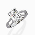 Split Shank Open Gallery Solitaire Ring Engagement Ring - The Better Diamonds