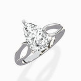 Split Shank Open Gallery Solitaire Ring Engagement Ring - The Better Diamonds