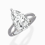 Split Shank Open Gallery Solitaire Ring Engagement Ring - The Better Diamonds