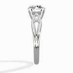 Split Shank Open Gallery Solitaire Ring Engagement Ring - The Better Diamonds