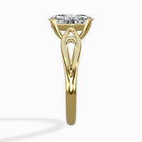 Split Shank Open Gallery Solitaire Ring Engagement Ring - The Better Diamonds