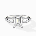 Split Shank Open Gallery Solitaire Ring Engagement Ring - The Better Diamonds