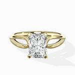Split Shank Open Gallery Solitaire Ring Engagement Ring - The Better Diamonds