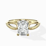 Split Shank Open Gallery Solitaire Ring Engagement Ring - The Better Diamonds