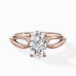 Split Shank Open Gallery Solitaire Ring Engagement Ring - The Better Diamonds