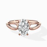 Split Shank Open Gallery Solitaire Ring Engagement Ring - The Better Diamonds