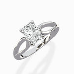 Split Shank Open Gallery Solitaire Ring Engagement Ring - The Better Diamonds