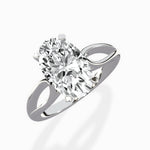Split Shank Open Gallery Solitaire Ring Engagement Ring - The Better Diamonds
