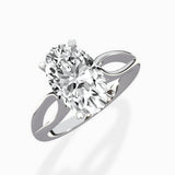 Split Shank Open Gallery Solitaire Ring Engagement Ring - The Better Diamonds