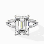 Split Shank Open Gallery Solitaire Ring Engagement Ring - The Better Diamonds